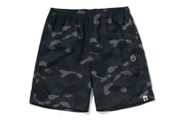 COLOR CAMO APE HEAD ONE POINT BEACH SHORTS