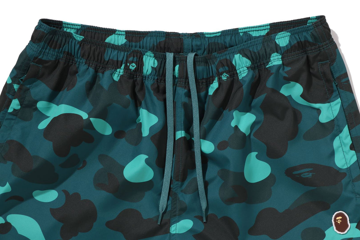 COLOR CAMO APE HEAD ONE POINT BEACH SHORTS