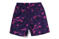 COLOR CAMO APE HEAD ONE POINT BEACH SHORTS