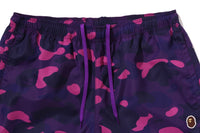 COLOR CAMO APE HEAD ONE POINT BEACH SHORTS