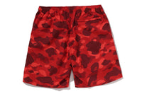 COLOR CAMO APE HEAD ONE POINT BEACH SHORTS