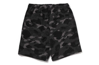 COLOR CAMO METAL APE HEAD RELAXED FIT SWEAT SHORTS