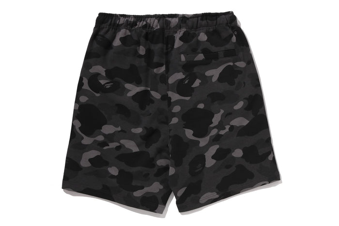 COLOR CAMO METAL APE HEAD RELAXED FIT SWEAT SHORTS