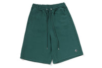 ONE POINT KNEE LENGTH RELAXED FIT SWEAT SHORTS