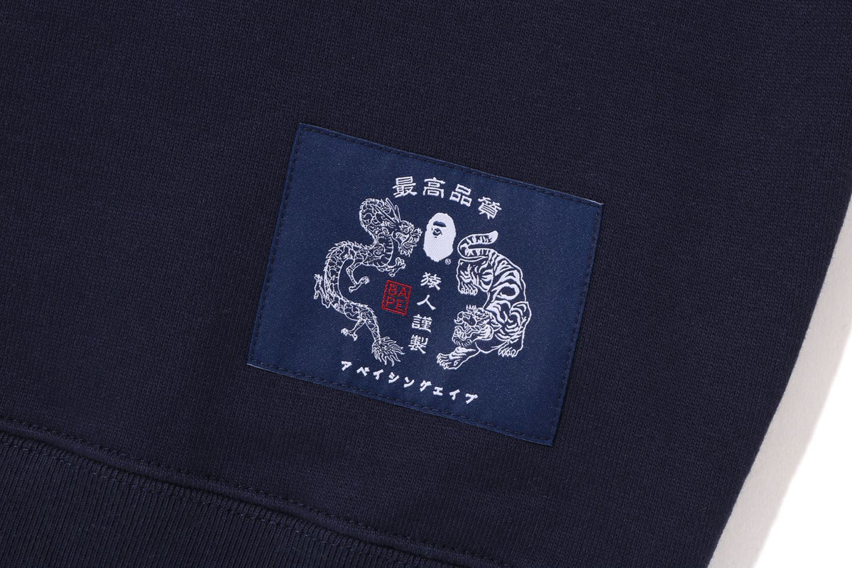 JAPANESE MOTIF RELAXED FIT CREWNECK