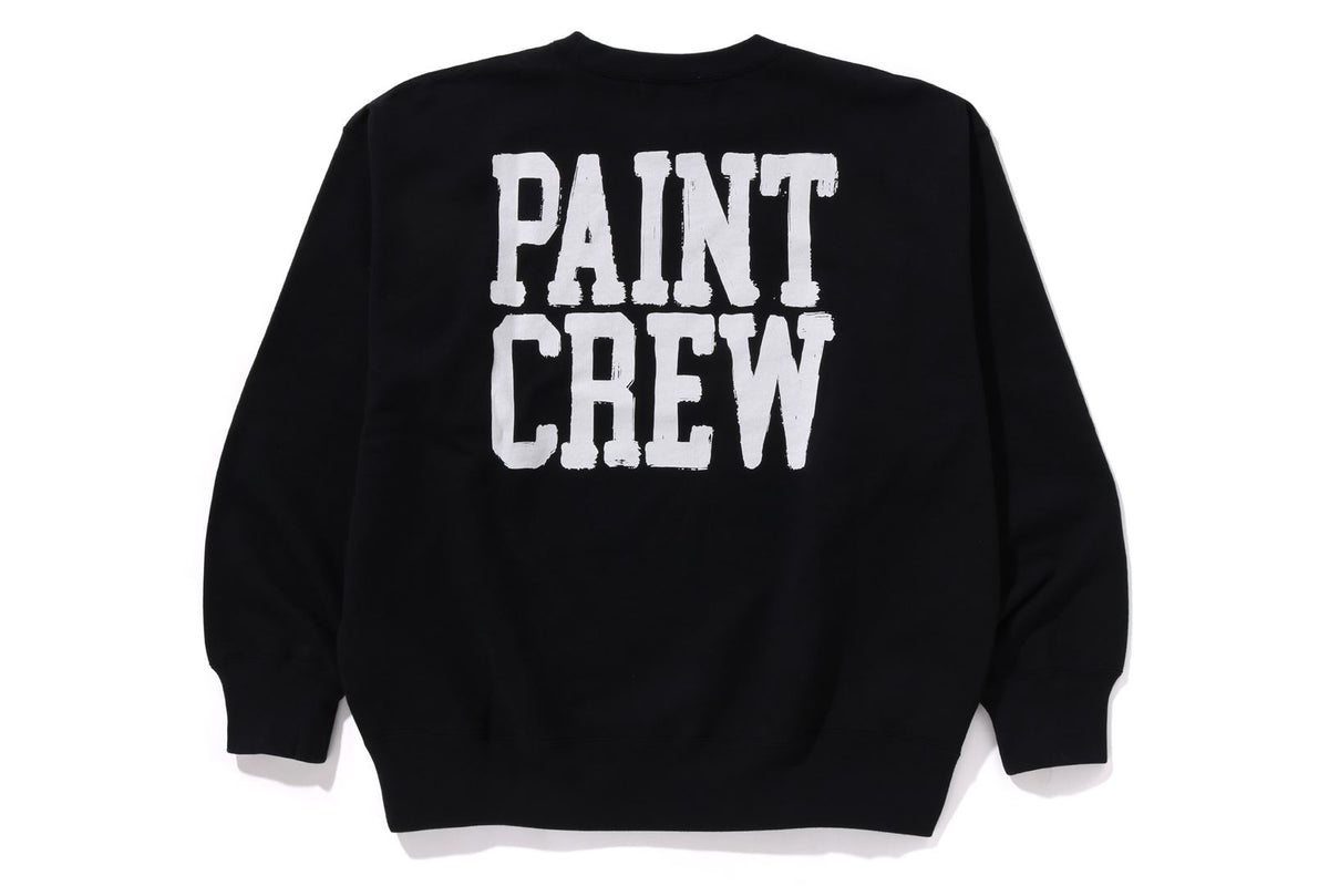 BAPE X JOSHUA VIDES APE HEAD CREWNECK RELAXED FIT