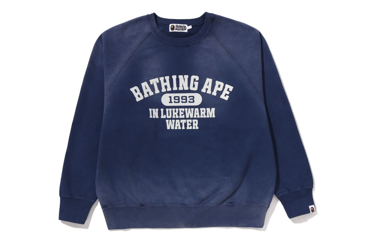DESTROY WASHED EFFECT RELAXED FIT CREWNECK SWEATSHIRT