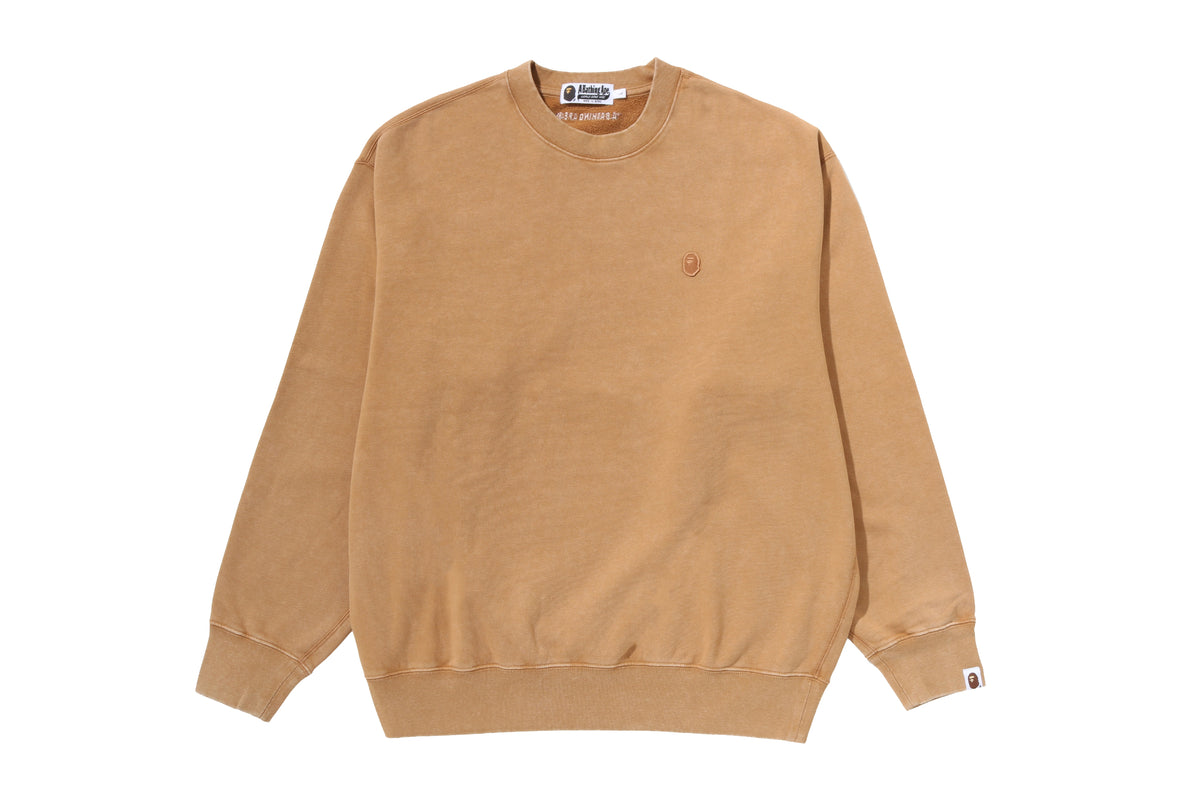 GARMENT DYED ONE POINT RELAXED FIT CREWNECK SWEATSHIRT