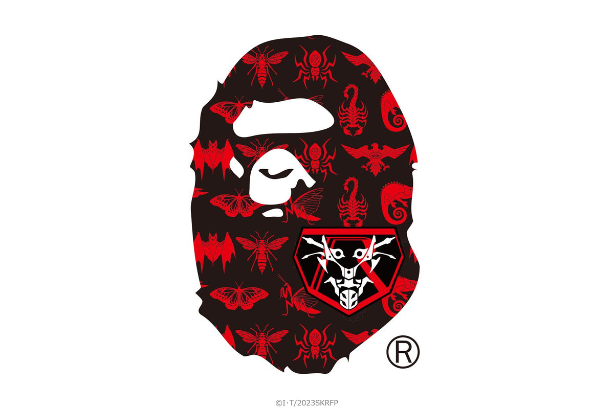 BAPE® X SHIN KAMEN RIDER APE HEAD TEE