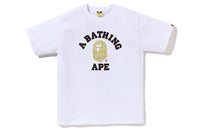 BAPE LOGO MONOGRAM COLLEGE TEE