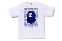 BAPE LOGO MONOGRAM TEE