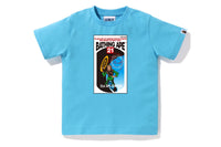 BAPE KIDS BATHING APE RUBBER PRINT LOGO T-SHIRT
