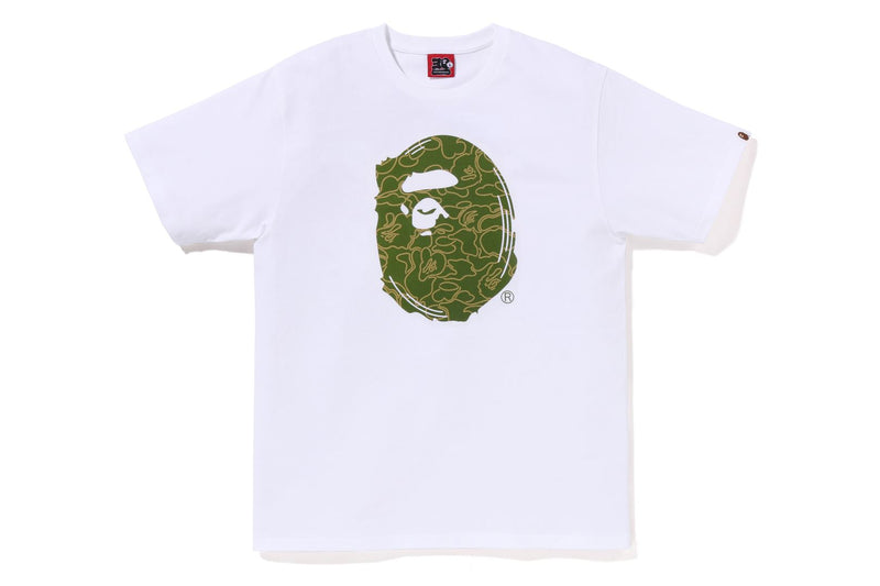 BAPE MENS COTTON APE HEAD PRINT 30TH ANNIVERSARY T-SHIRT
