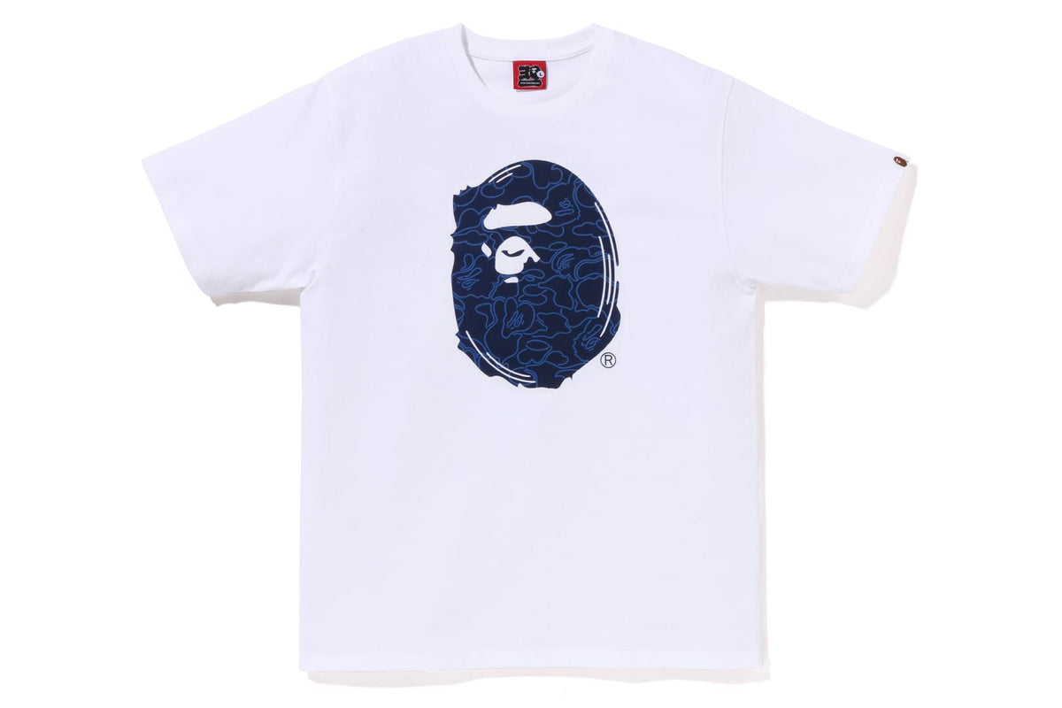 BAPE MENS COTTON APE HEAD PRINT 30TH ANNIVERSARY T-SHIRT