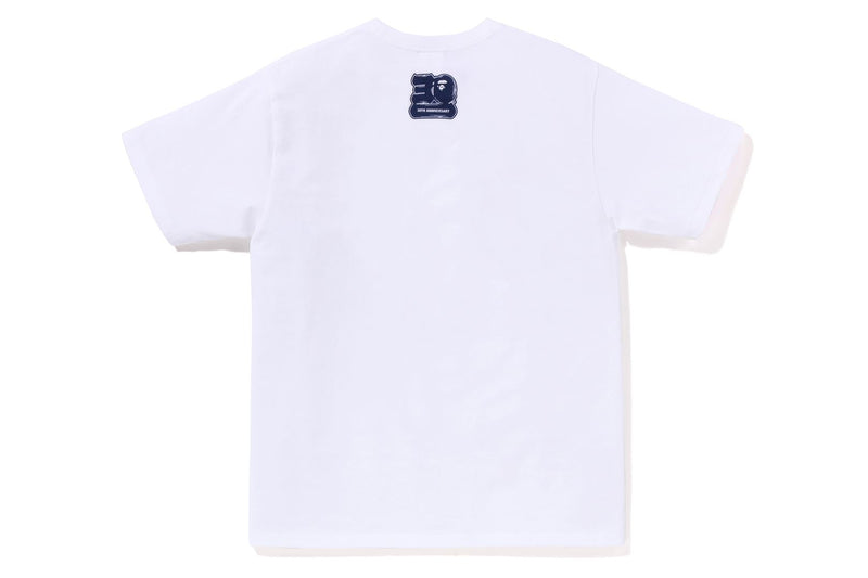 BAPE MENS COTTON APE HEAD PRINT 30TH ANNIVERSARY T-SHIRT