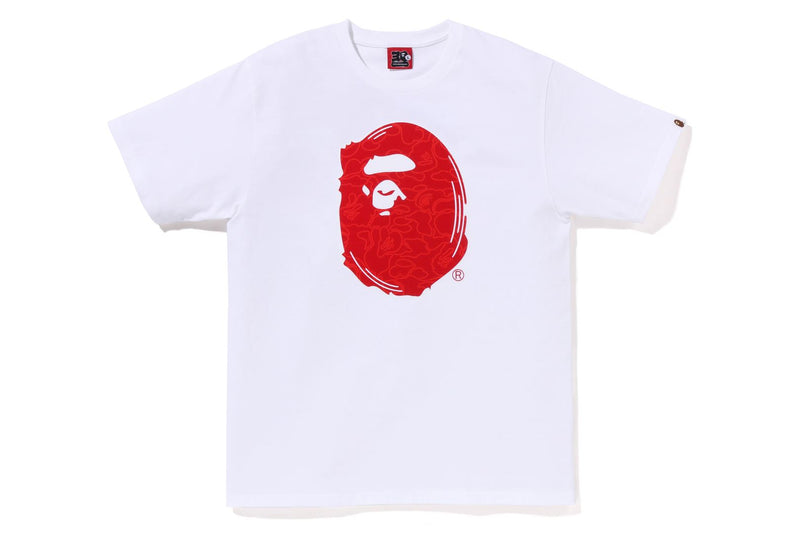BAPE MENS COTTON APE HEAD PRINT 30TH ANNIVERSARY T-SHIRT