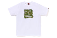 BAPE MENS COTTON APE HEAD PRINT 30TH ANNIV. T-SHIRT