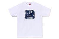 BAPE MENS COTTON APE HEAD PRINT 30TH ANNIV. T-SHIRT
