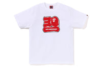 BAPE MENS COTTON APE HEAD PRINT 30TH ANNIV. T-SHIRT