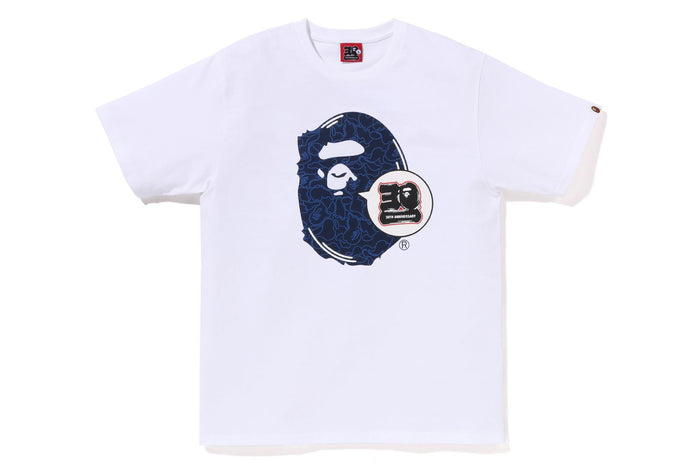 BAPE 30TH ANNIV. APE HEAD TEE