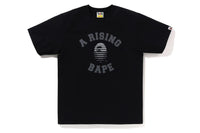 BAPE MENS COTTON APE HEAD PRINT A RISING BAPE T-SHIRT