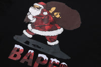 BAPE MENS COTTON PRINTED CHRISTMAS T-SHIRT