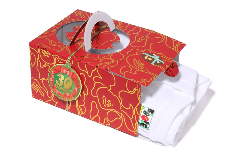 BAPE MENS COTTON PRINTED CHRISTMAS T-SHIRT