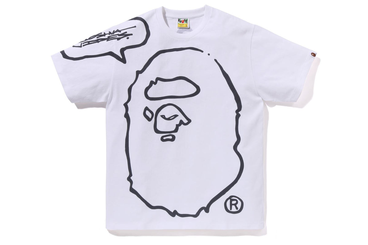 BAPE X JOSHUA VIDES APE HEAD TEE