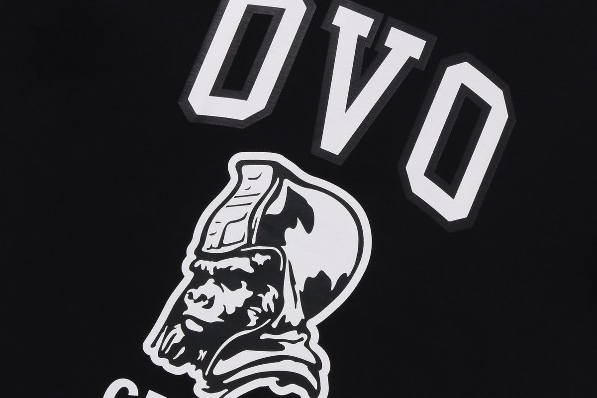 BAPE MENS COTTON PRINTED BAPE X OVO GENERAL T-SHIRT