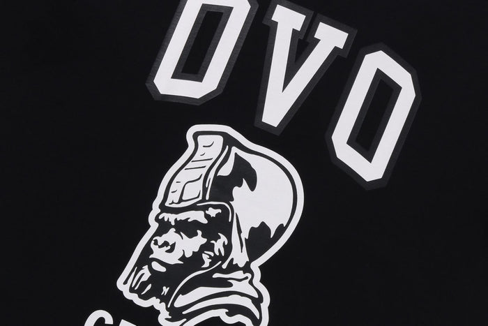 BAPE MENS COTTON PRINTED BAPE X OVO GENERAL T-SHIRT
