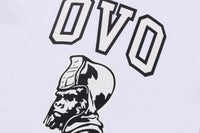 BAPE MENS COTTON PRINTED BAPE X OVO GENERAL T-SHIRT