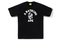 BAPE MENS ABC CAMO COLLEGE TEE