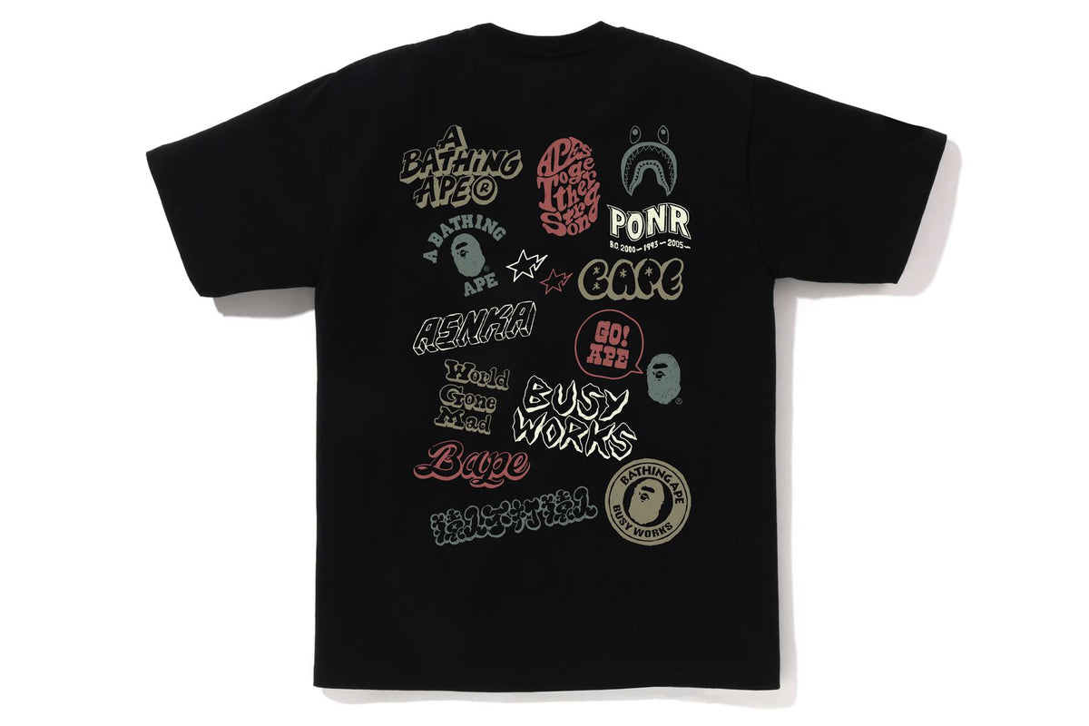 COLORS BAPE GRAFFITI TEE