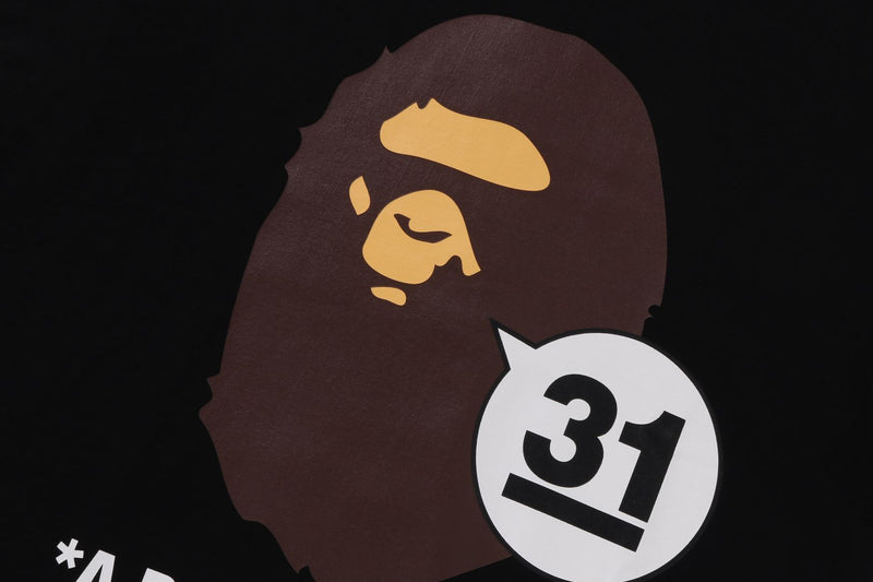 A BATHING APE 31ST ANNIV. APE HEAD TEE