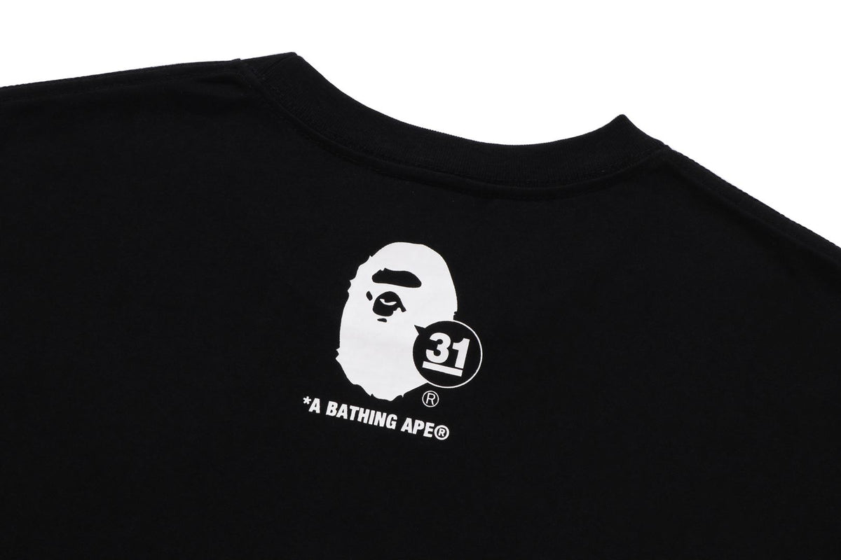 A BATHING APE 31ST ANNIV. APE HEAD TEE