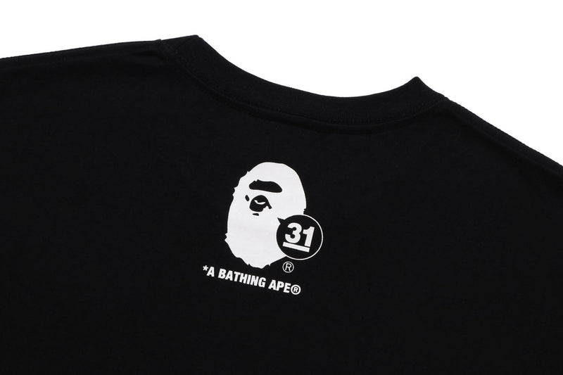 A BATHING APE 31ST ANNIV. APE HEAD TEE
