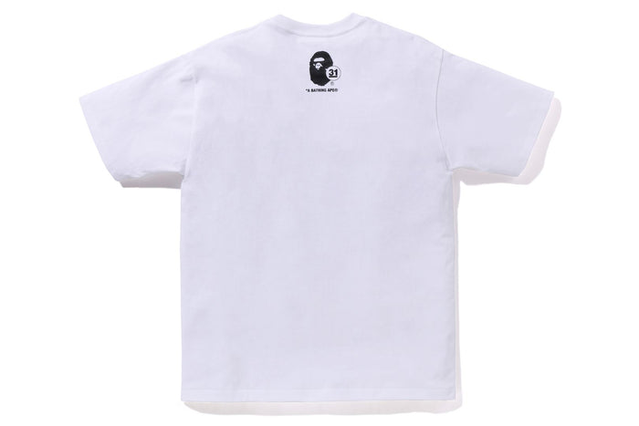 A BATHING APE 31ST ANNIV. APE HEAD TEE