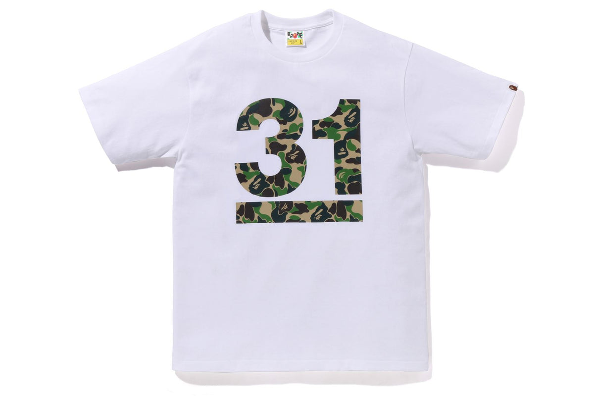 A BATHING APE 31ST ANNIV. ABC CAMO TEE