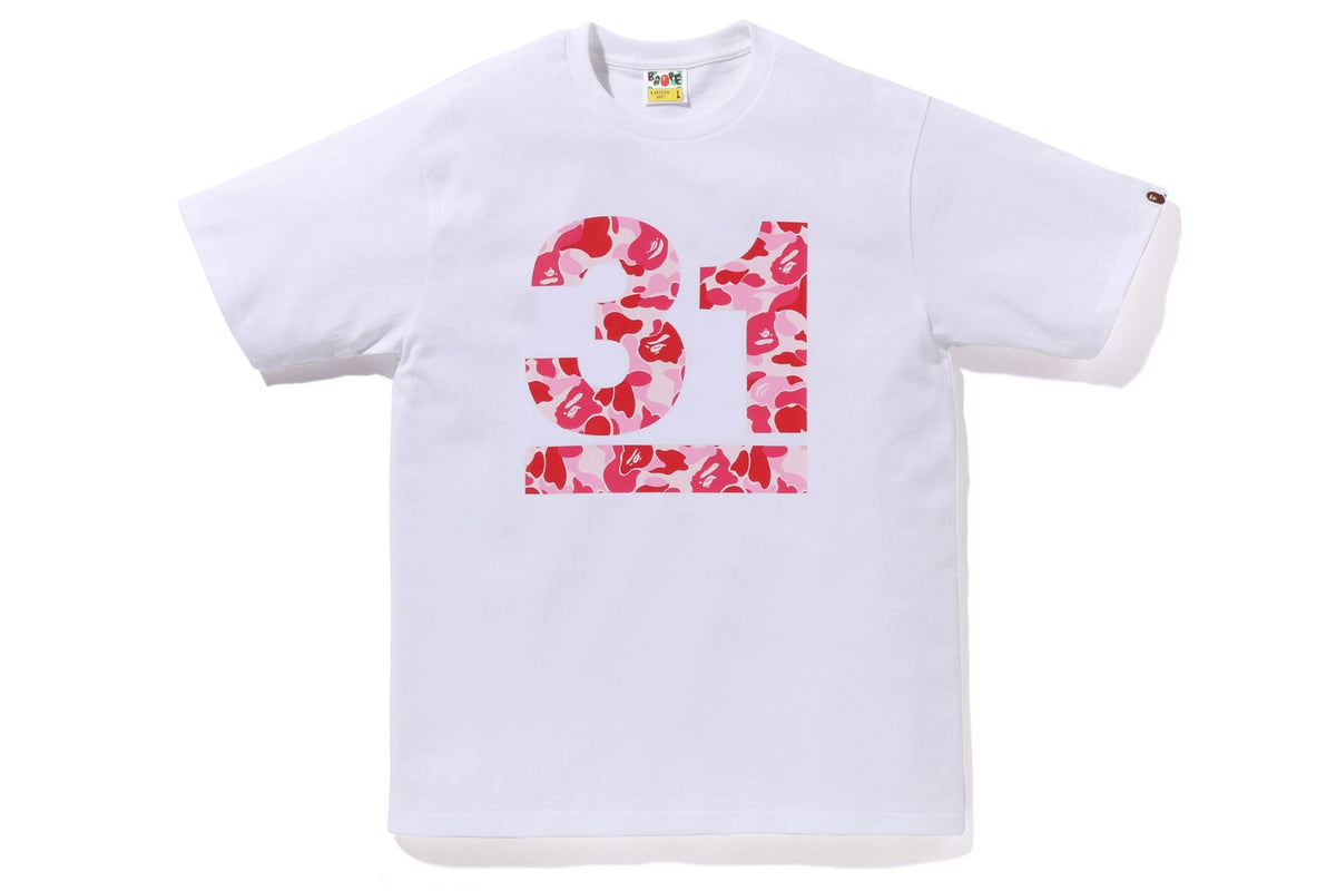 A BATHING APE 31ST ANNIV. ABC CAMO TEE