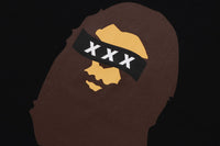 BAPE X GOD SELECTION XXX APE HEAD TEE