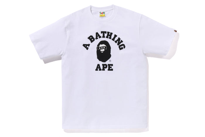 BAPE X GOD SELECTION XXX COLLEGE TEE