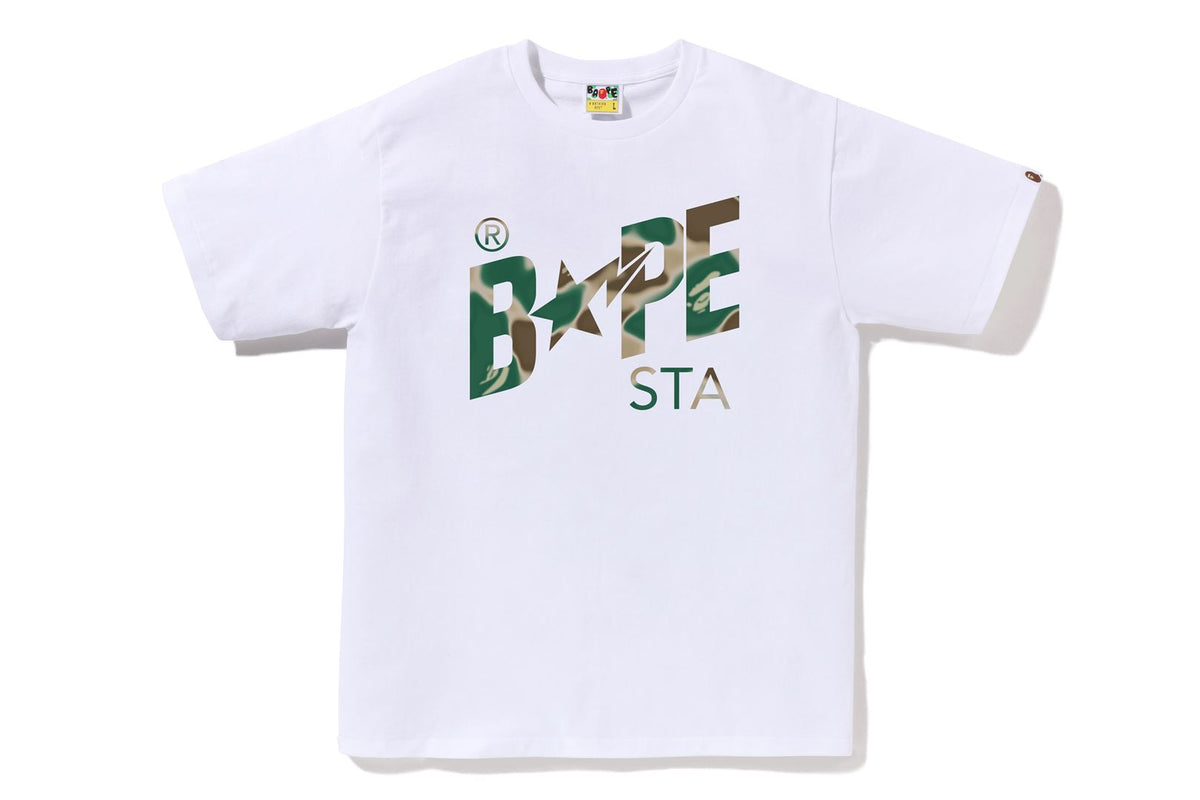 LIQUID CAMO BAPE STA LOGO TEE