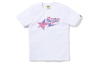 BAPE WOMENS LIQUID CAMO STA LOGO T-SHIRT