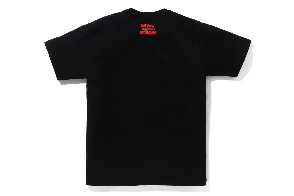 BAPE MENS COTTON PRINTED HORROR #1 T-SHIRT