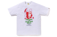 BAPE MENS COTTON PRINTED HORROR #1 T-SHIRT