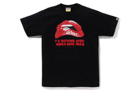 BAPE MENS COTTON PRINTED HORROR #2 T-SHIRT