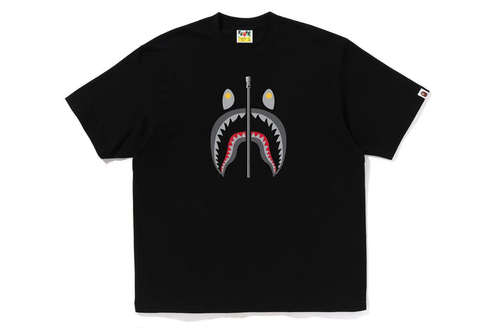 BAPE MENS COTTON SHARK PRINT T-SHIRT MALAYSIA