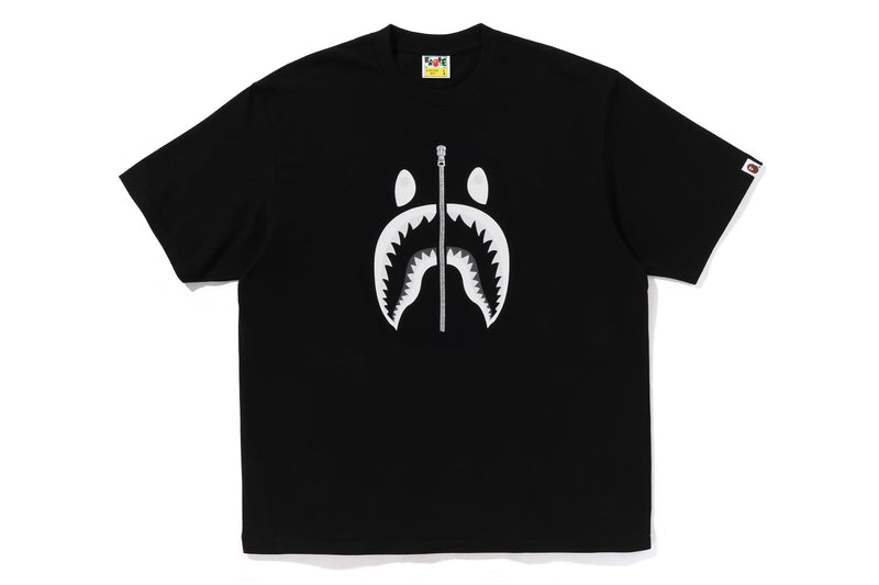BAPE MENS COTTON SHARK PRINT#1 T-SHIRT