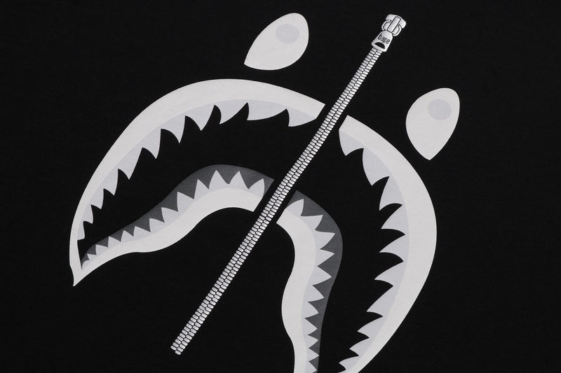 BAPE MENS COTTON SHARK PRINT#1 T-SHIRT