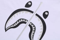 BAPE MENS COTTON SHARK PRINT#1 T-SHIRT